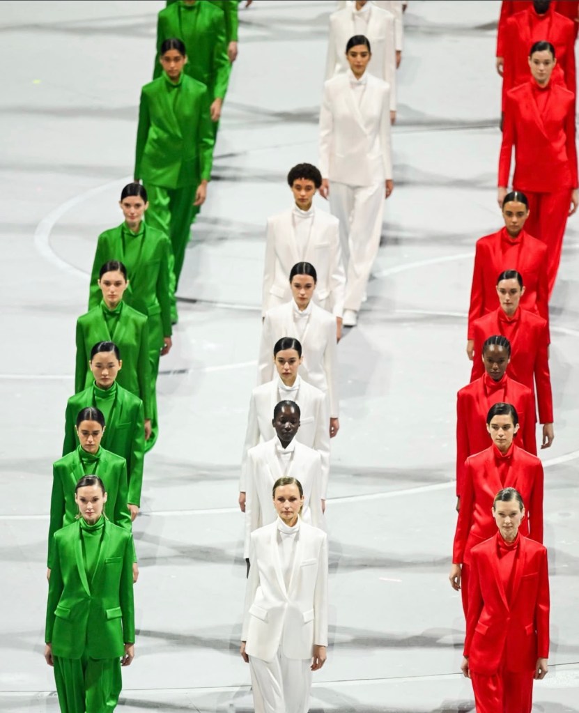 Giorgio Armani olympics opening ceremony